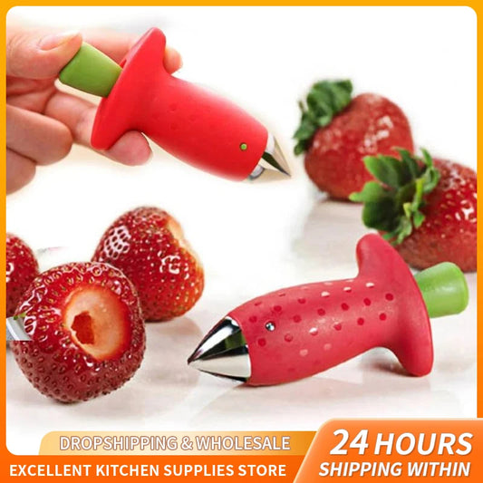 Strawberry Pro-prep Tool – Kitchen Gadget for Fruit & Desserts