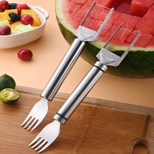 Stainless Steel Windmill Watermelon Cutter – Fruit Slicer & Corer Tool