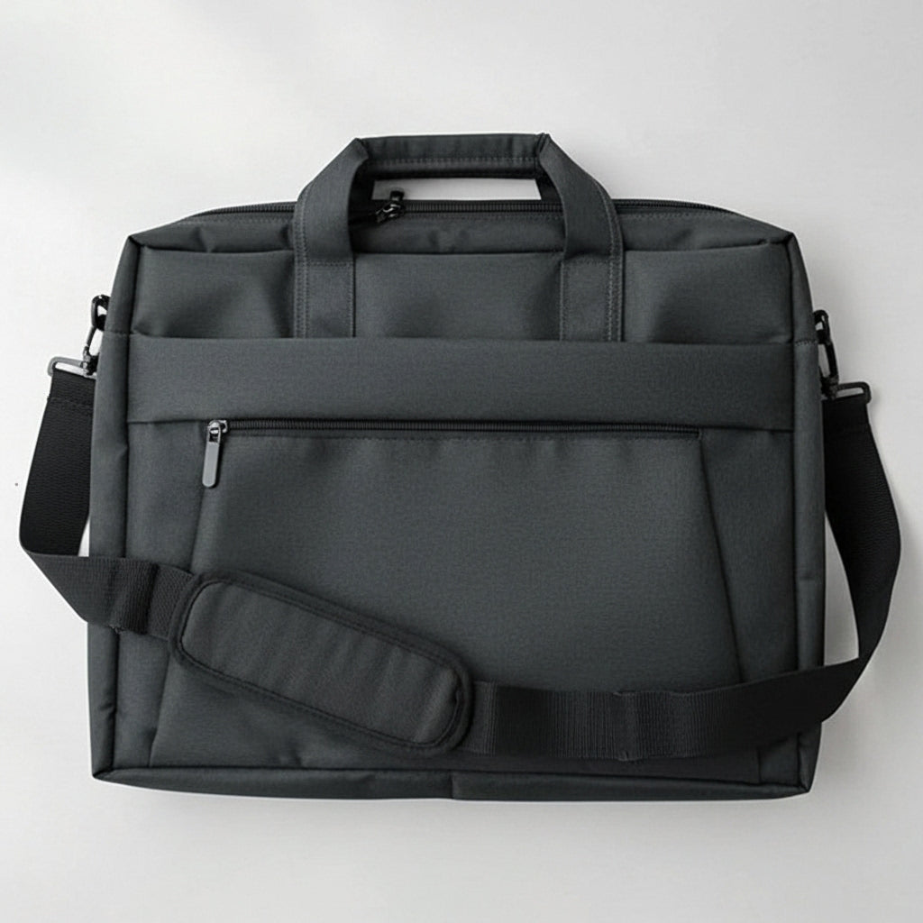 BlackMaxPro Laptop Bag with shoulder strap on a white background