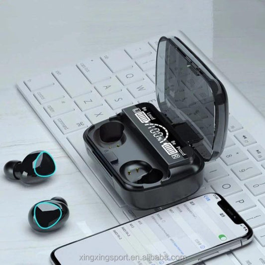 M10 True Wireless Bluetooth Earbuds with Smart Touch Controls & Noise Reduction
